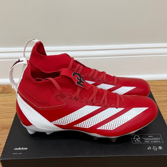 Adidas - Adizero Impact + PE  Men size 10 cleat:comes with box, no lid brand new - Picture 3 of 7